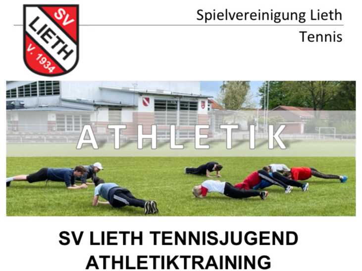 WIEDER GESTARTET: Athletiktraining für SV Liether Tennis-Kids